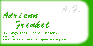 adrienn frenkel business card